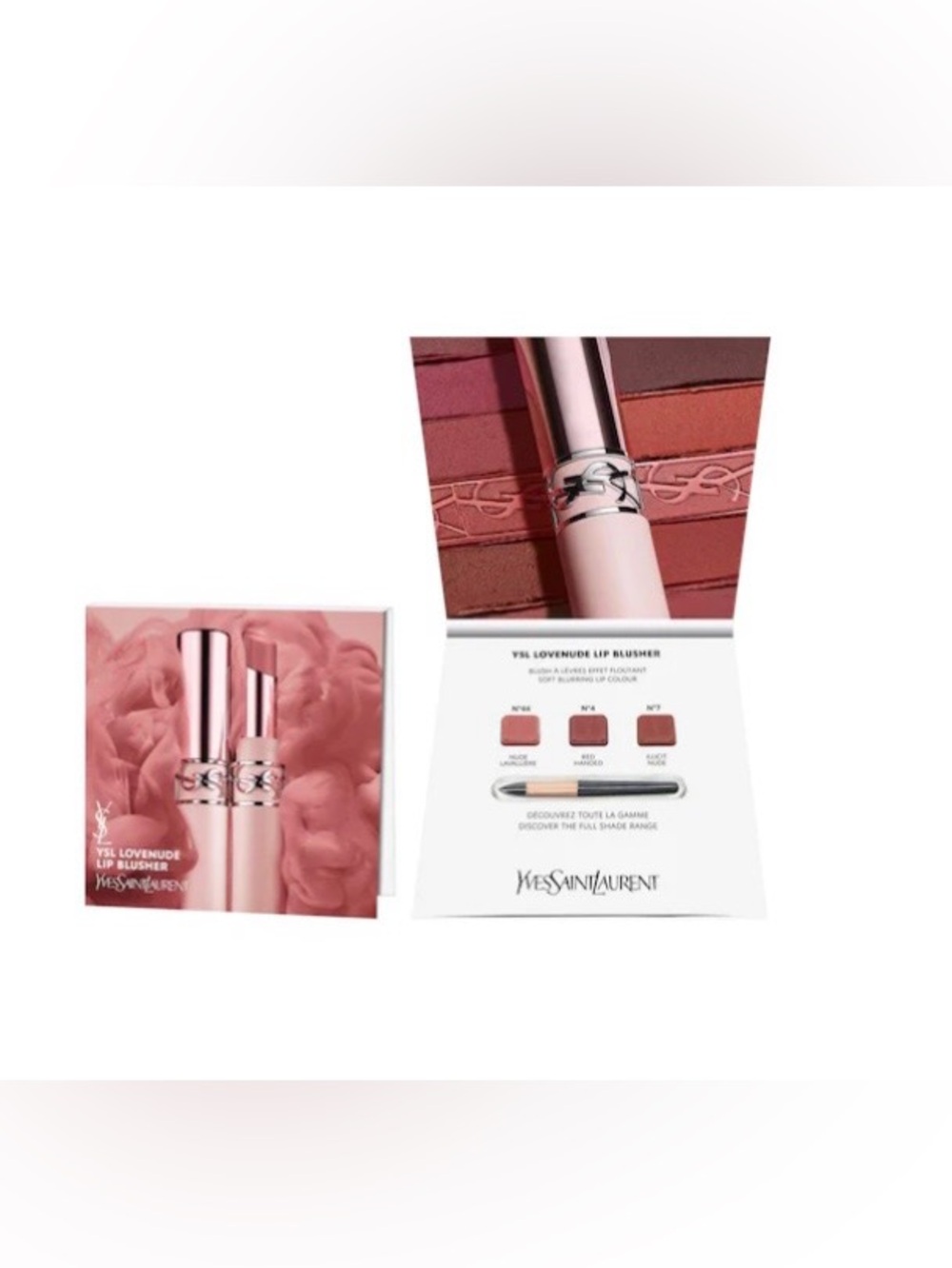 🌸YSL Lovenude Lip Blusher Soft Blurring Lip Color Sample